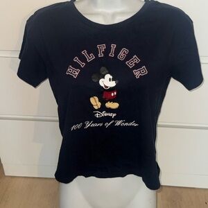 Disney x Tommy Hilfiger Mickey Mouse 100 Years T-Shirt Women’s XL Black